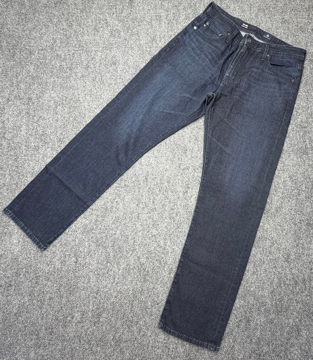 AG Adriano Goldschmied Ives Jeans Mens 32x32 NWT Dark Wash Athletic Stretch NEW